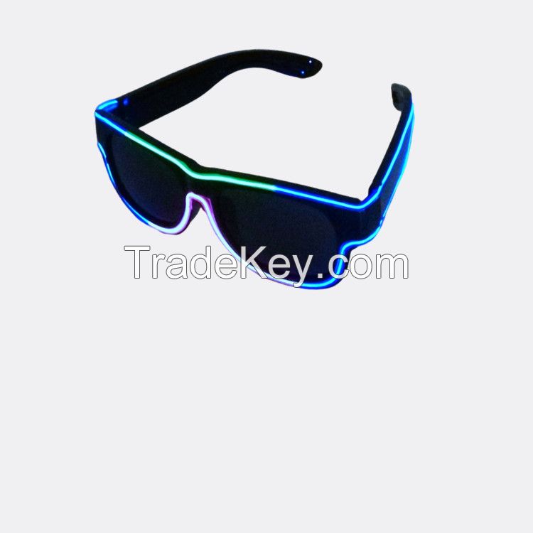 Halloween Easter Discos LED light glasses with lithium battery USB charge