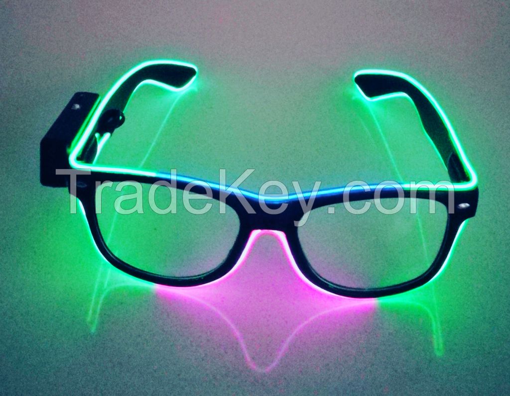 Discos parties Halloween Easter Festivals LED light glasses luminous glasses