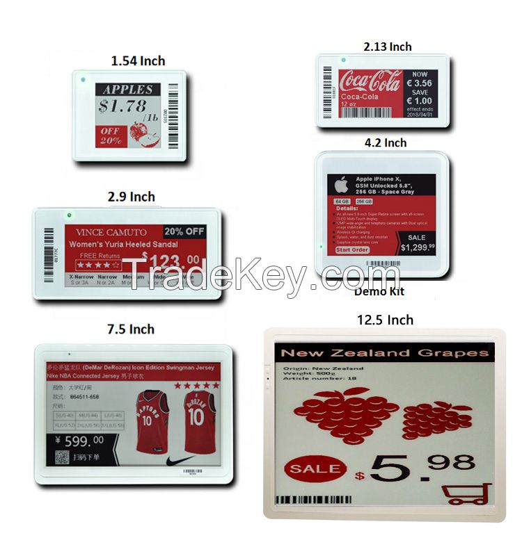 Suny 433MHz Display Modules Demo Kit E-ink Electronic Shelf Label ESL