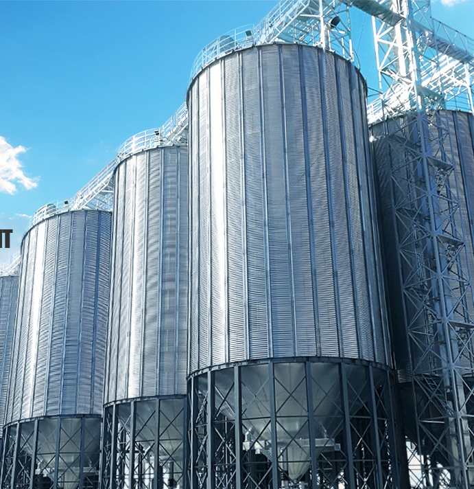 100-10000t grain storage corrugated steel best price silo