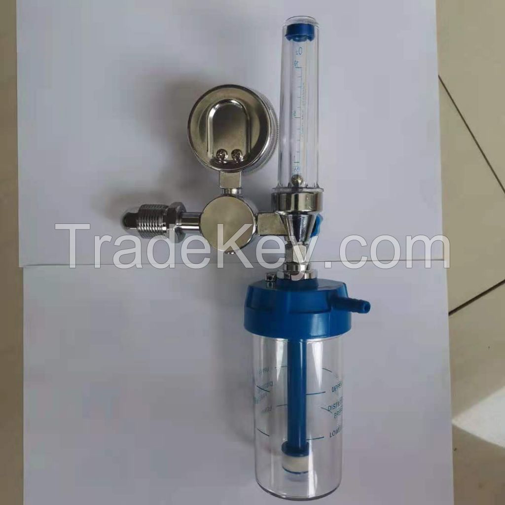 Medical Oxygen O2 Regulator with Humidifier and Flow meter for Cylinders