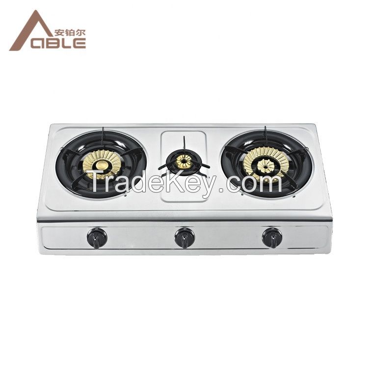  New Design Kitchen Appliances 3 Burner Gas Gas Burner Gas Stove