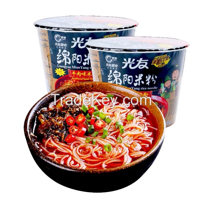 Mianyang Beef Instant Rice Noodles Low Fat Glass Noodles Vermicelli Non Fried