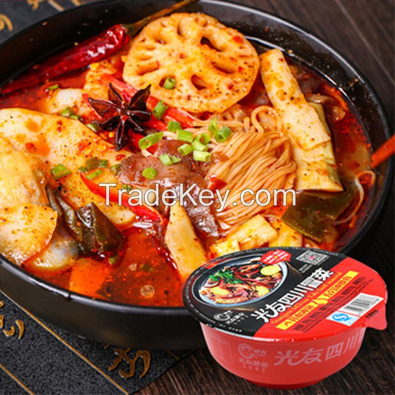 250g Lazy Hot Pot Spicy Soup Base Non Fried Vegetables Self Heating Hot Pot Instant Chinese Famous Brand