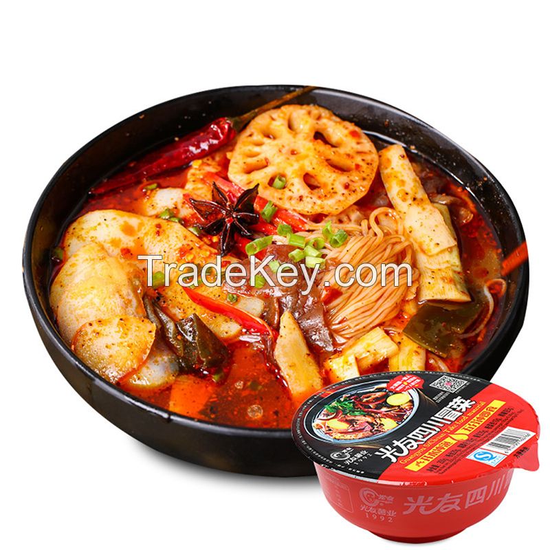 250g Lazy Hot Pot Spicy Soup Base Non Fried Vegetables Self Heating Hot Pot Instant Chinese Famous Brand