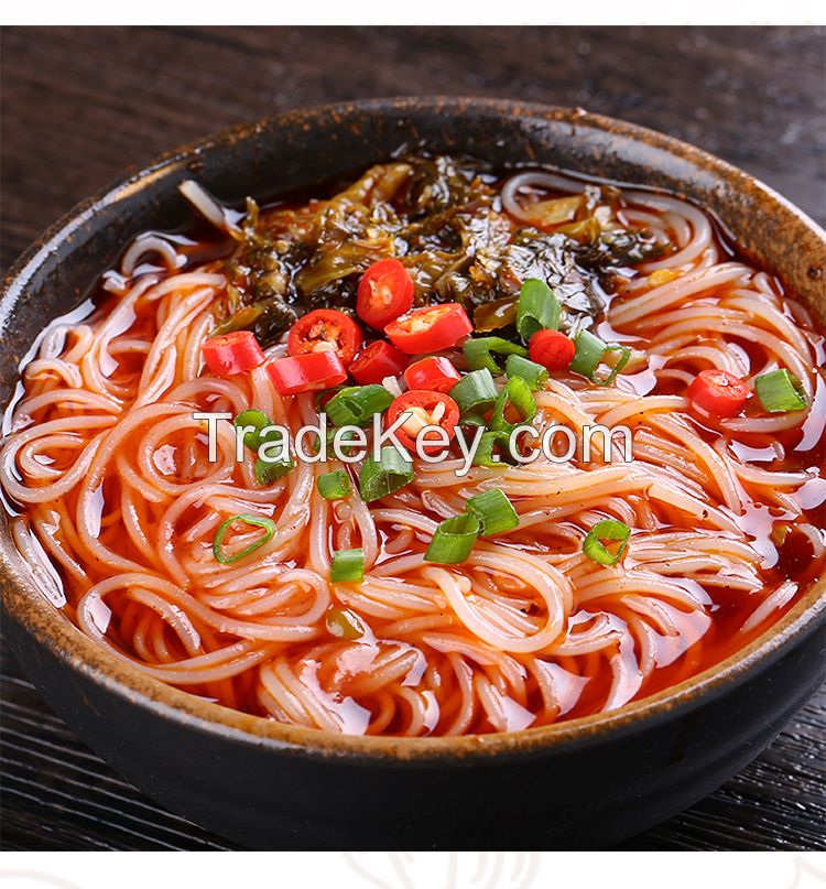 Mianyang Beef Instant Rice Noodles Low Fat Glass Noodles Vermicelli Non Fried