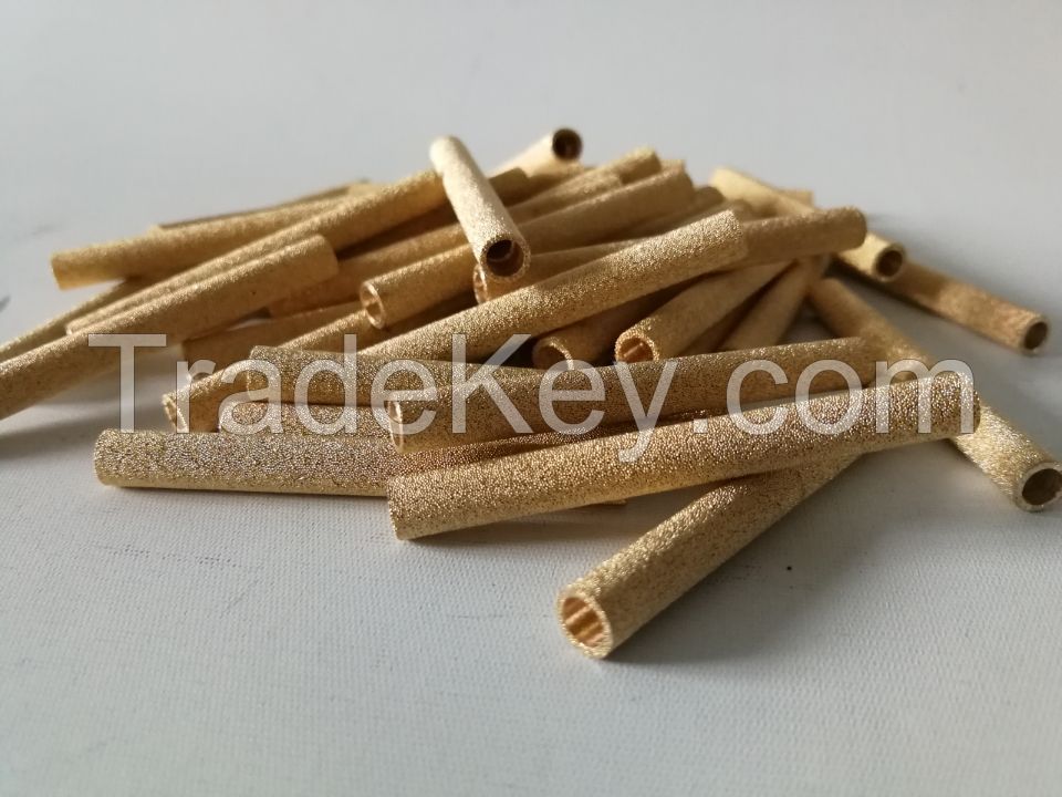 Copper powder filter element, filter disc