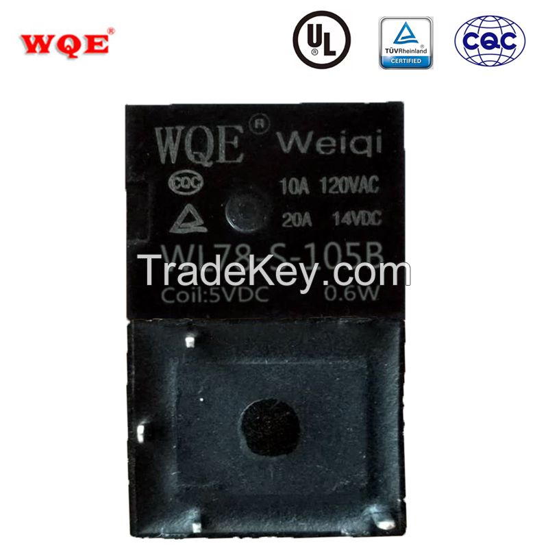 0.36W 0.48W 12V 20A DC Mini PCB Relay Electromagnetic Automotive Relay 12V DC