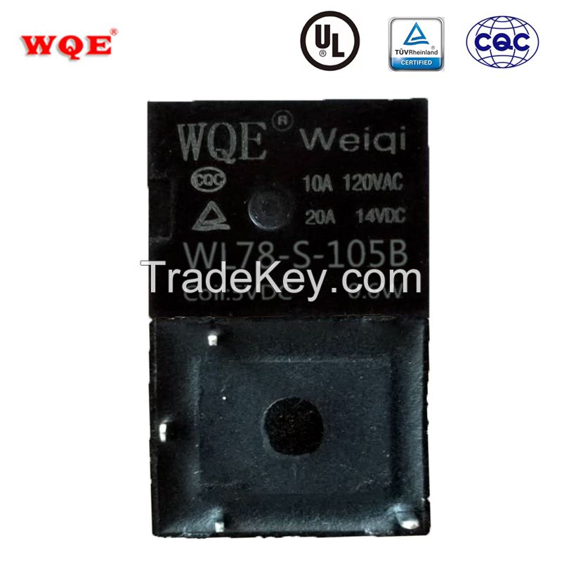 Auto Relay 5pin 12V 20A 24V 7A 120VAC Automotive Mini PCB Power 1A 1b 1c High Heat Resistance Relay