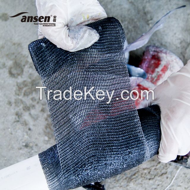 Pipeline Protection Emergency Pump Repair Bandage Fiberglass Pipe Fix Bandage Self-Fusing Pipe Repair Wrap