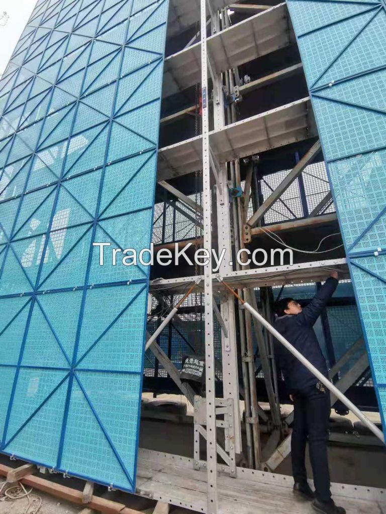 Aluminum alloy lifting scaffold