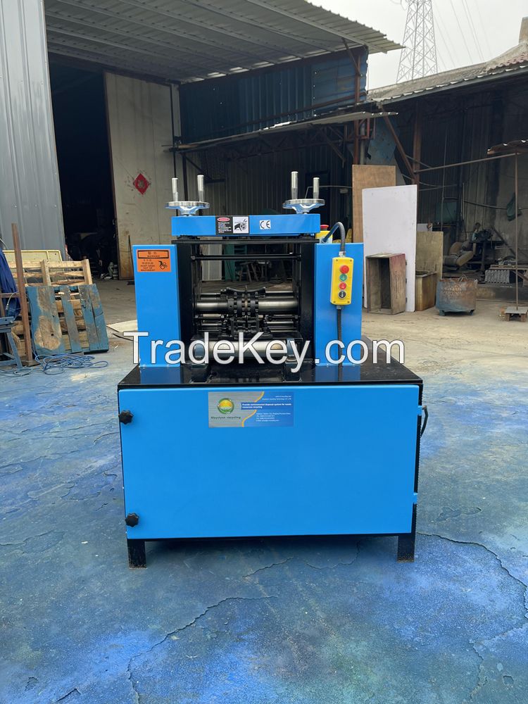 Waste cable wire stripper machine