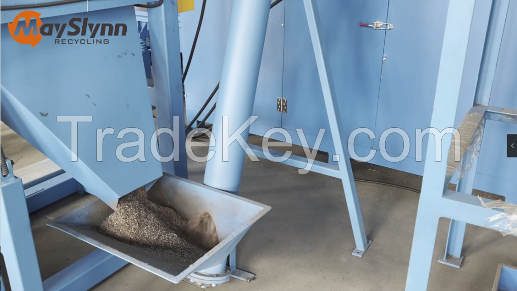 Waste cable granulator recycling line