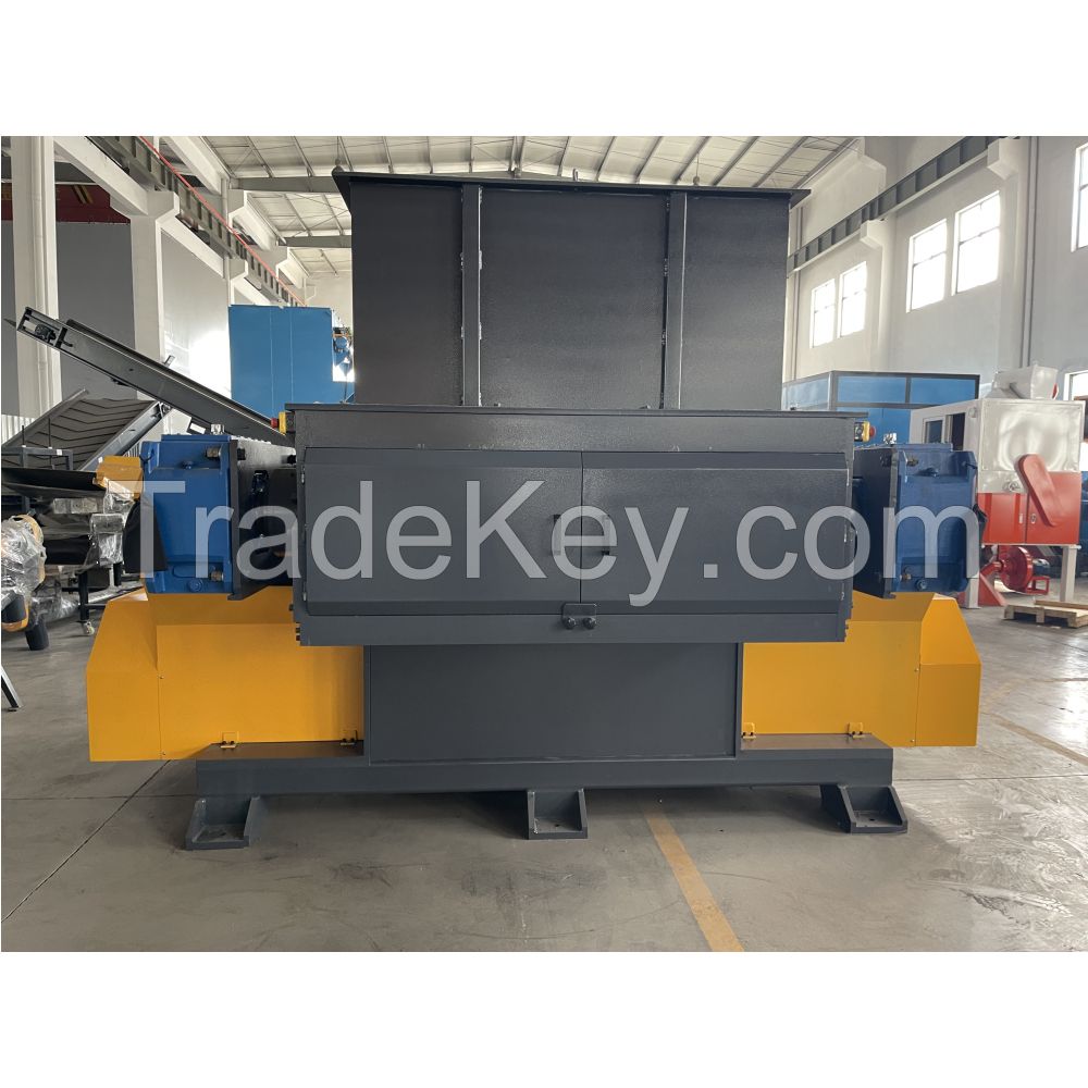 Single shaft paper crushing shredder