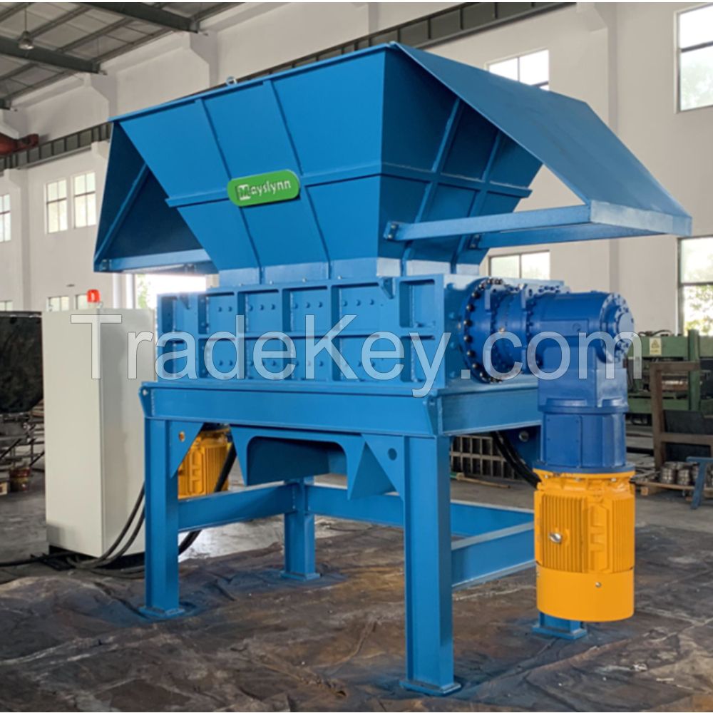 Two shaft shredder FRP recycling crushed