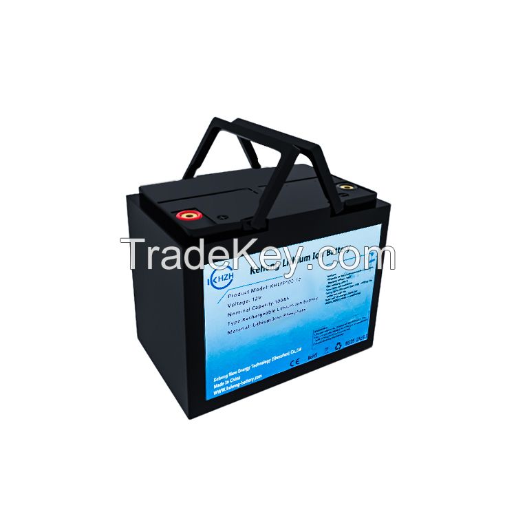 Deep cycle 12v 100ah battery 12v 100ah agm battery 12v 100ah lithium ion battery