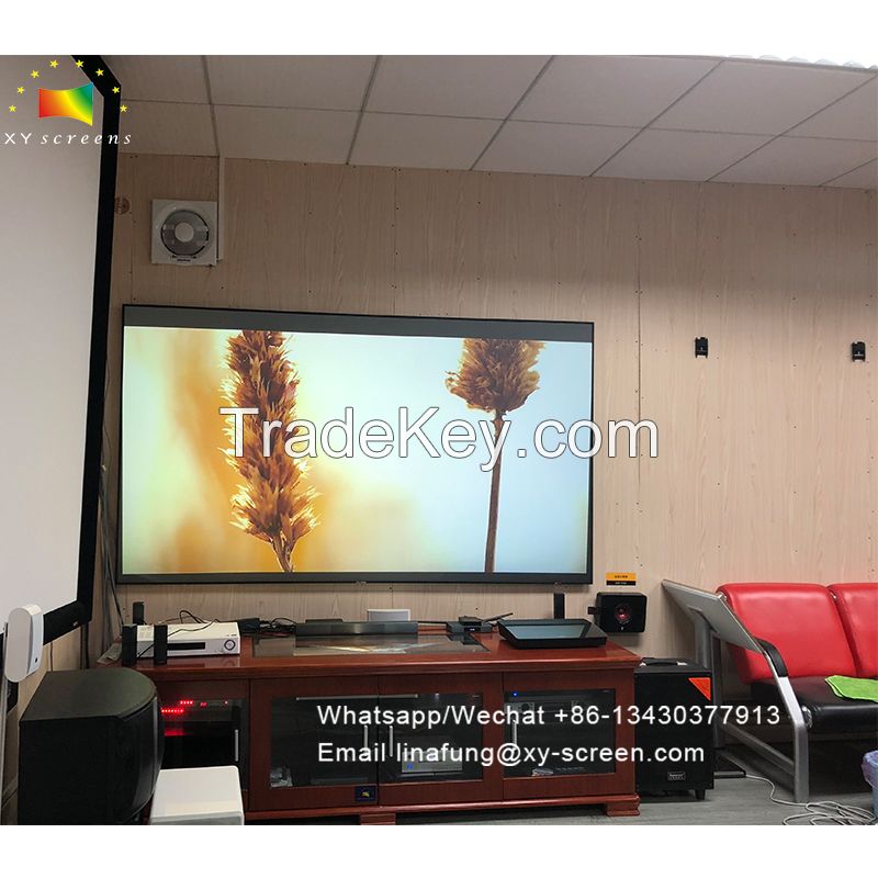 XY Screen UST ALR PET Crystal Xiao Mi WEMAX/D30 Ultra Short Throw Laser Projector Screen