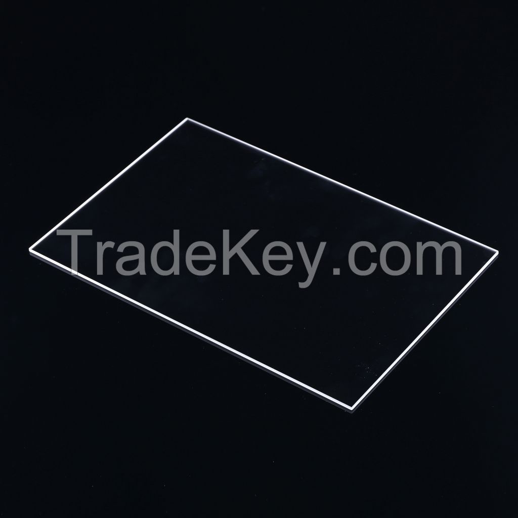 Wholesale Quartz Slabs Custom Made Quartz glass optical Thin Quartz Glass Plate in china