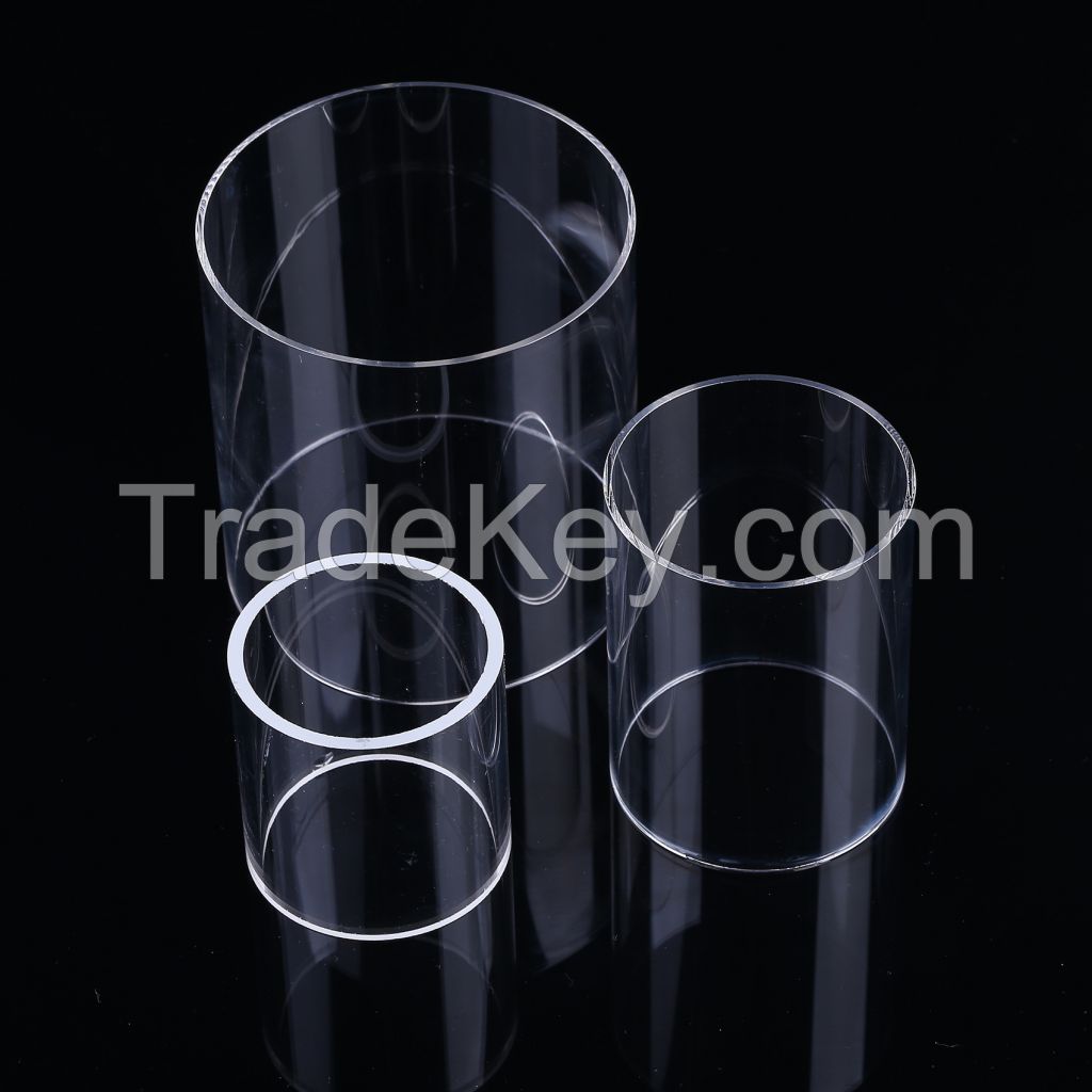 Quartz Tube Large Diameter High Pressure Quartz Tube Resistance With Competitive Price