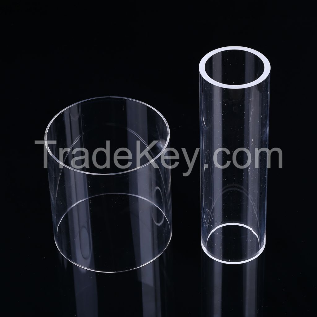 Fused Silica High Temperature High Purity Transparent Clear Quartz Tube Price