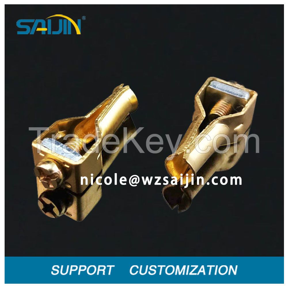 Electrical copper accessories brass metal stamping part for switch socket