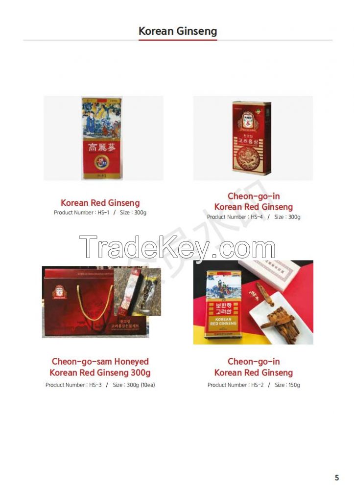 Korean  red ginseng