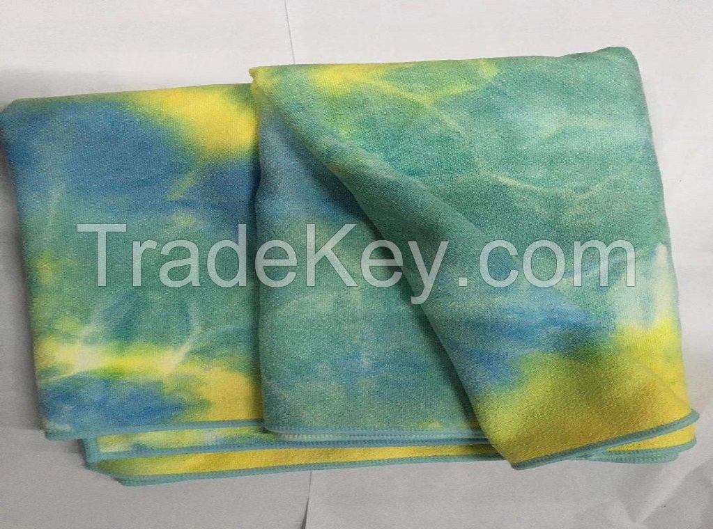 TIE-DYED Fancy Gauze YOGA TOWEL