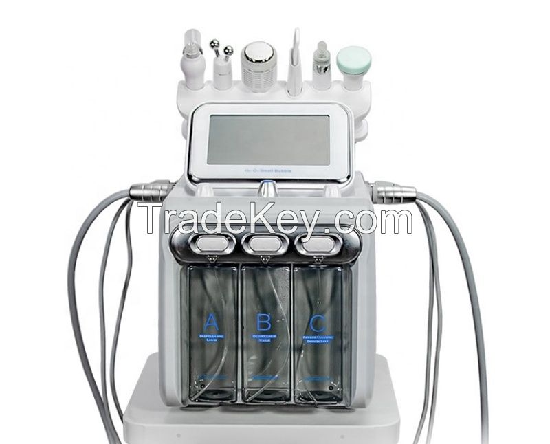 6 in 1 aqua peeling dermabrasion blackhead remover vacuum hydra dermabrasionmachine for facial