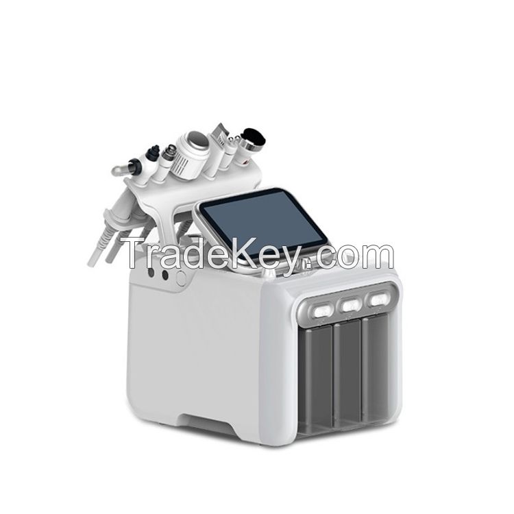 6 in 1 aqua peeling dermabrasion blackhead remover vacuum hydra dermabrasionmachine for facial