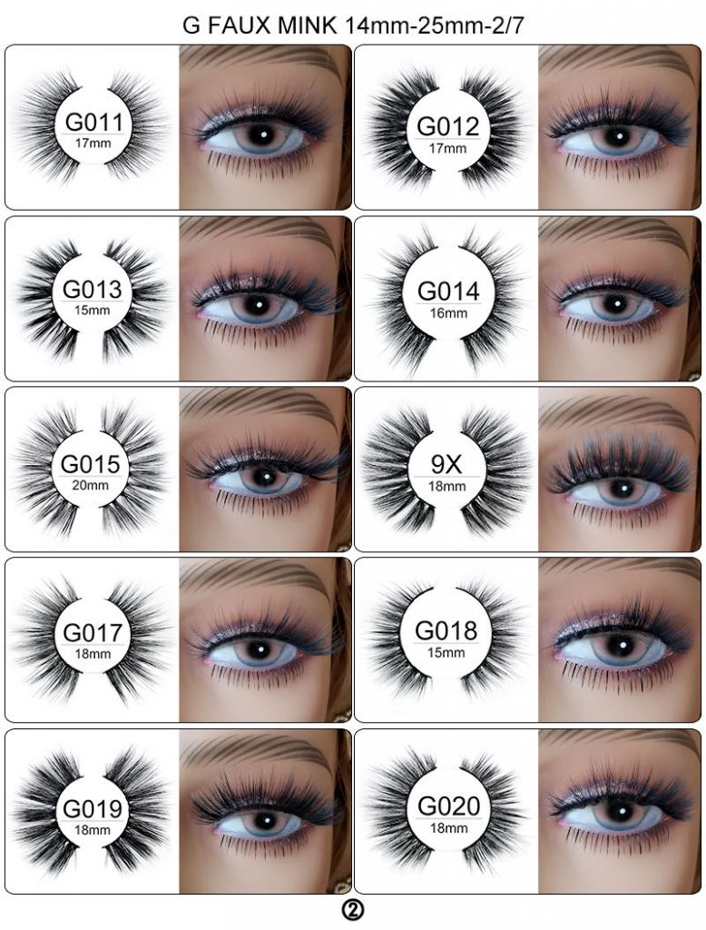 Faux Mink Eyelashes 14mm--25mm, 70 different styles for your choice, super Soft