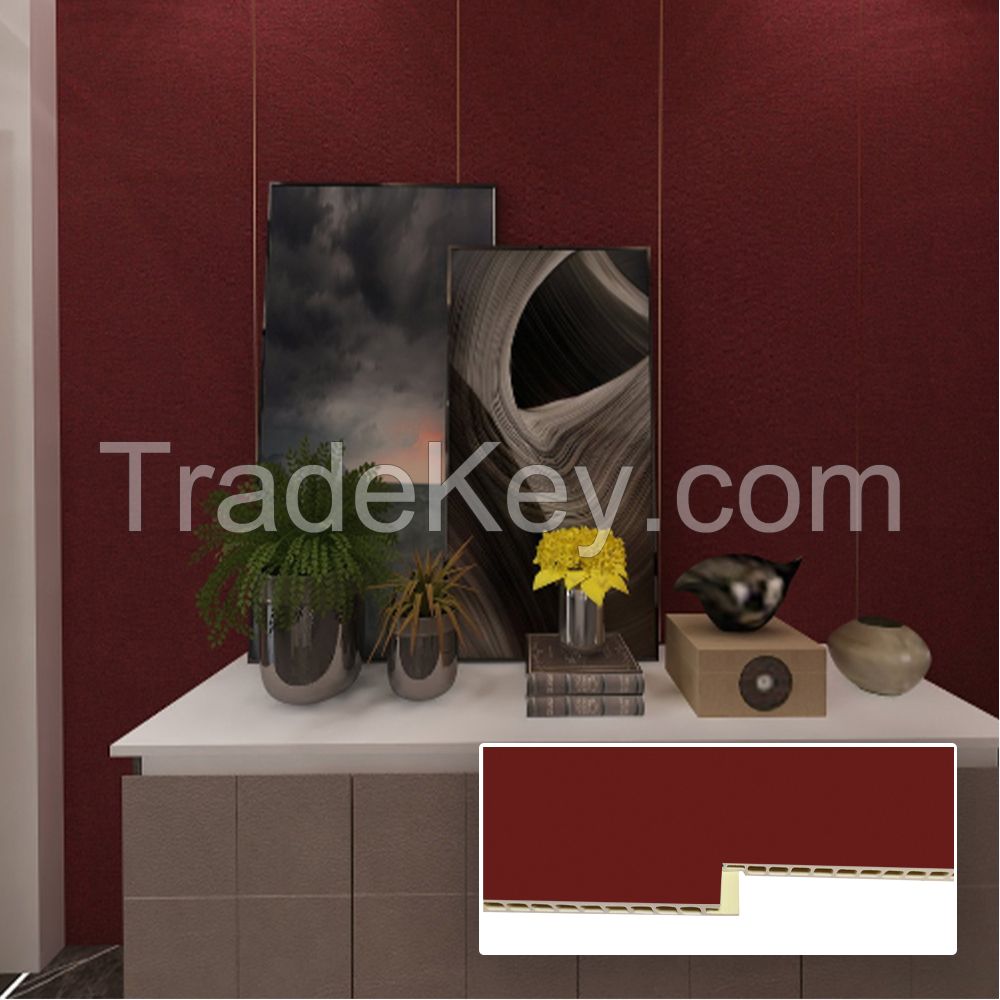 interior decorative building material waterproof fireproof wpc spc plastic wall panel