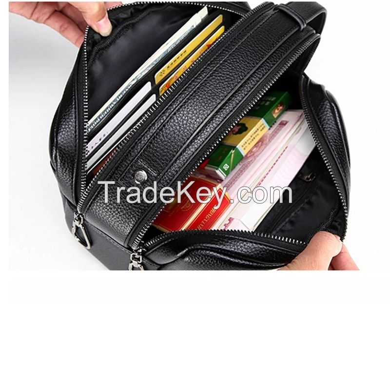 Male Actor Make up bag Cosmetic bag men's clutch bag multi-pocket business handbag casual men totes bag men's business purse