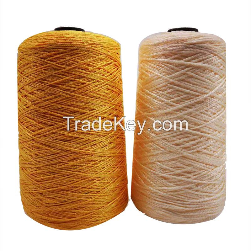 polyester braided cord corchet thread for curtain fringe tassel