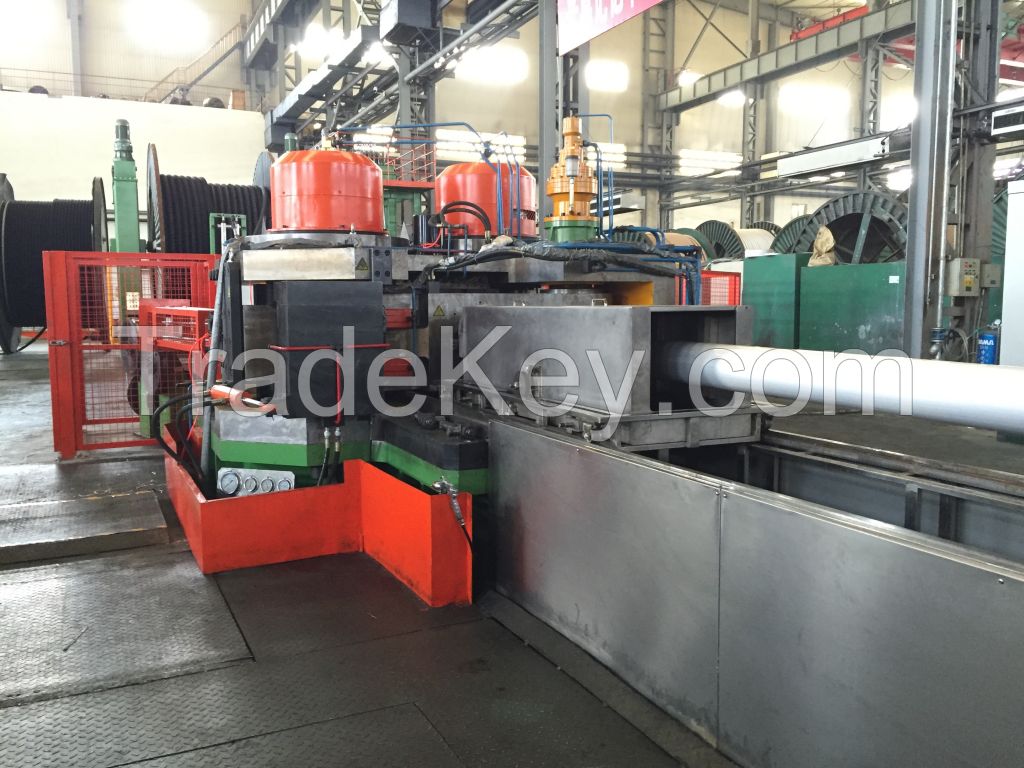 SSLB500 Continuous Extrusion Aluminum Sheathing Line for HV XLPE Power Cable