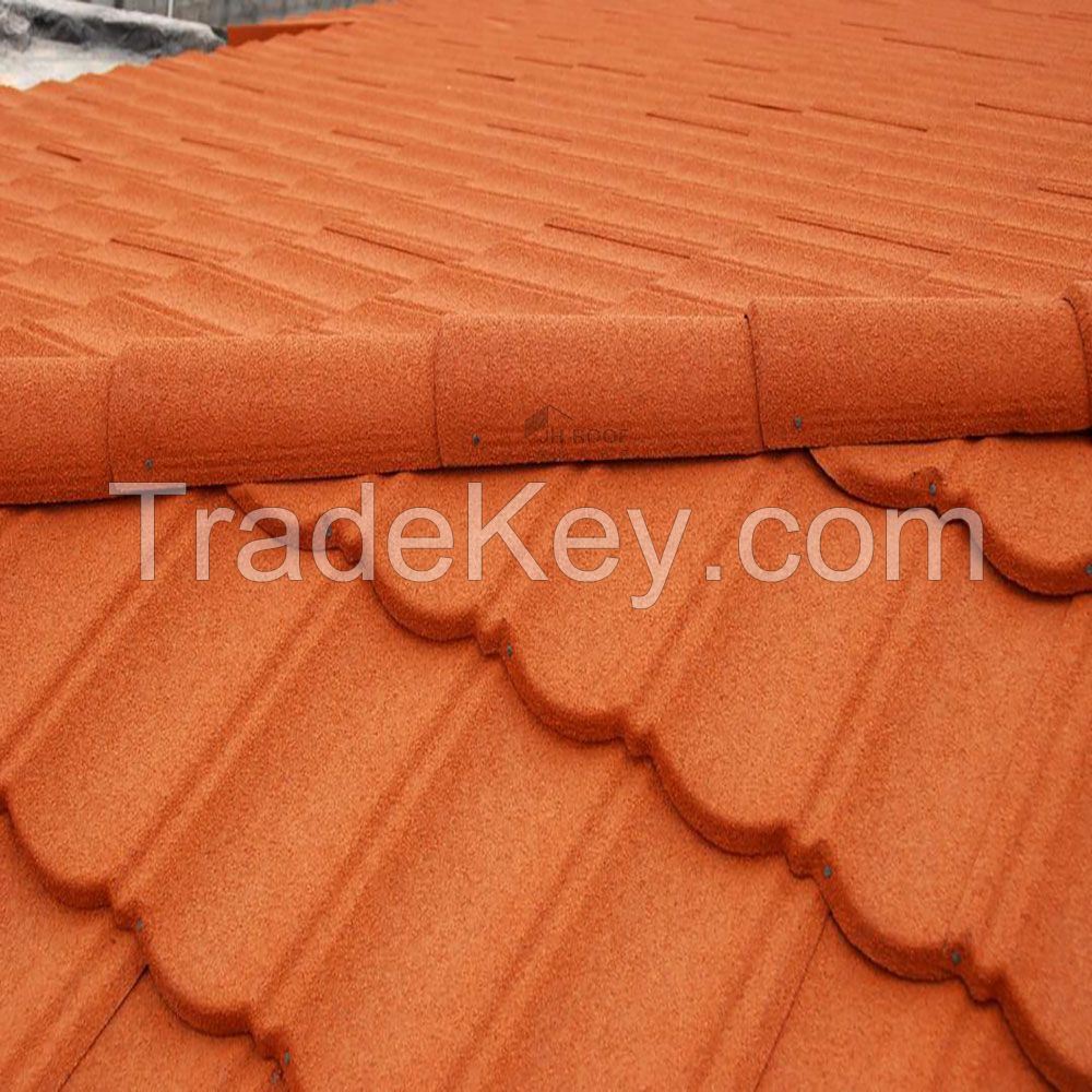 metal building materials stone coated roof tile steel sheets