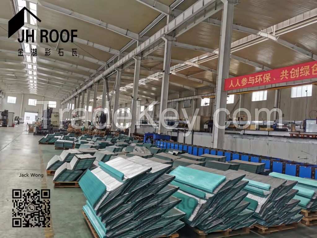 china roofing sheet stone coated roof tile metal roof tiles