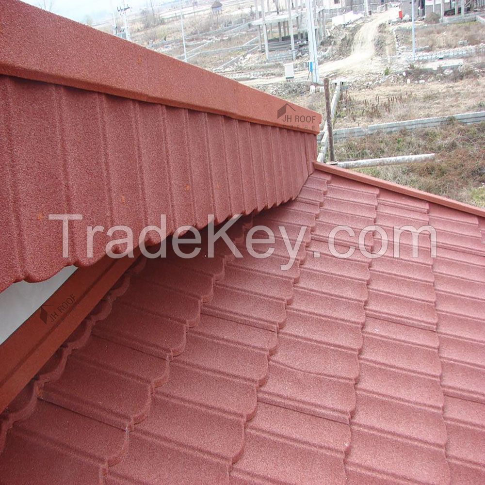 metal building materials stone coated roof tile steel sheets