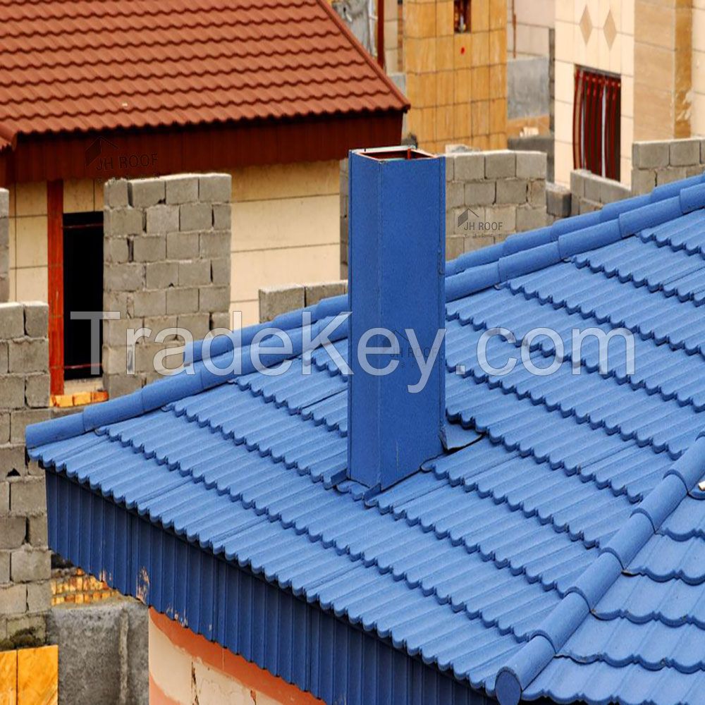 metal building materials stone coated roof tile steel sheets