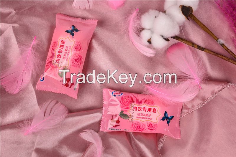 woman professional underwear soap