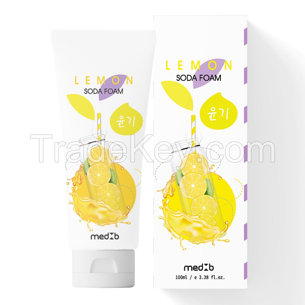 MedB Soda Foam Cleansing 100ml (Lemon, Watermelon, Muskmelon, Green Tangerine,  Grape, Blueberry)