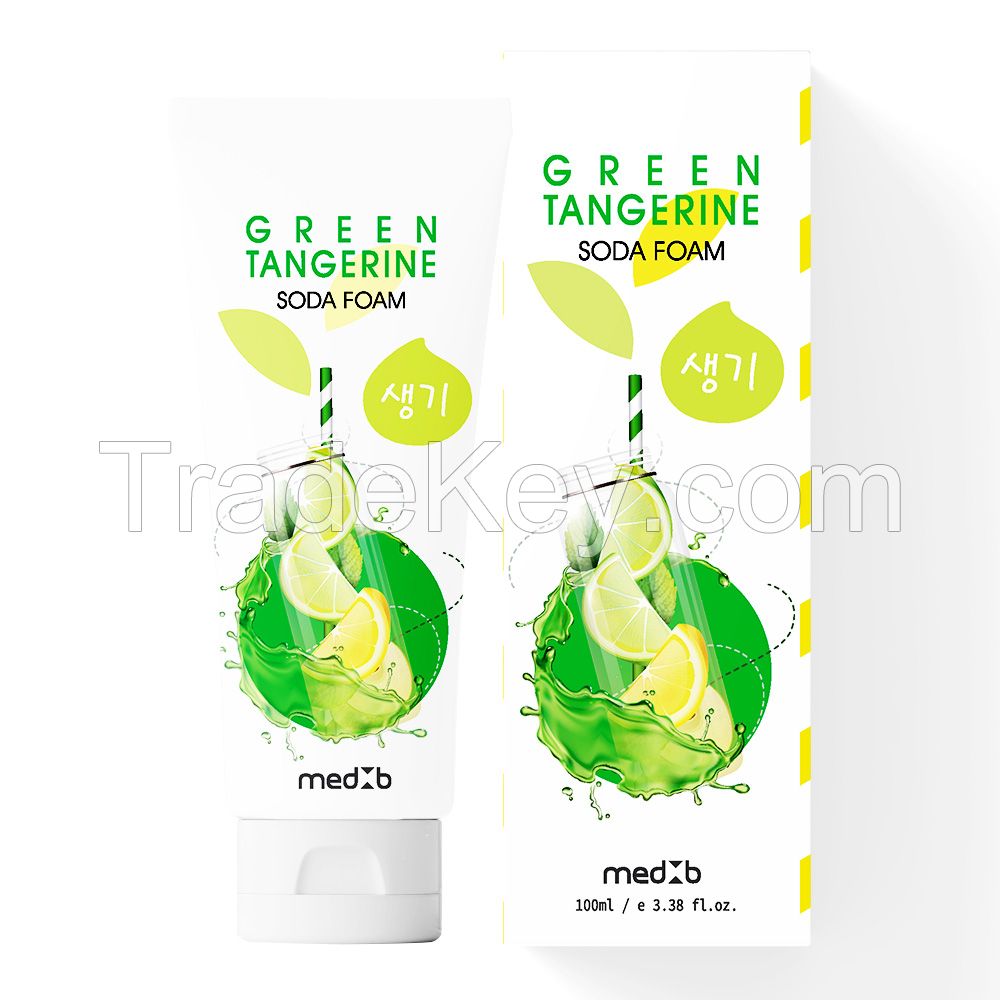 MedB Soda Foam Cleansing 100ml (Lemon, Watermelon, Muskmelon, Green Tangerine,  Grape, Blueberry)