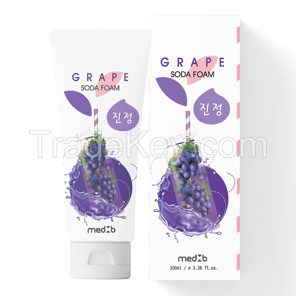 MedB Soda Foam Cleansing 100ml (Lemon, Watermelon, Muskmelon, Green Tangerine,  Grape, Blueberry)