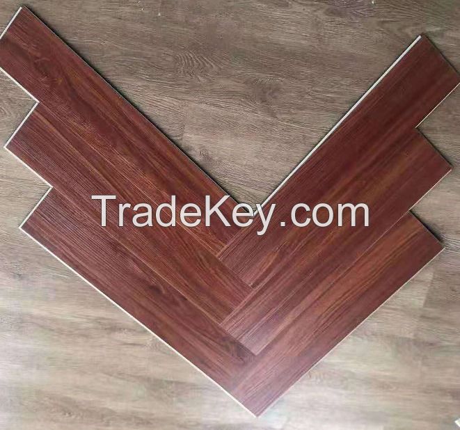 China wood pattern Herringbone SPC flooring