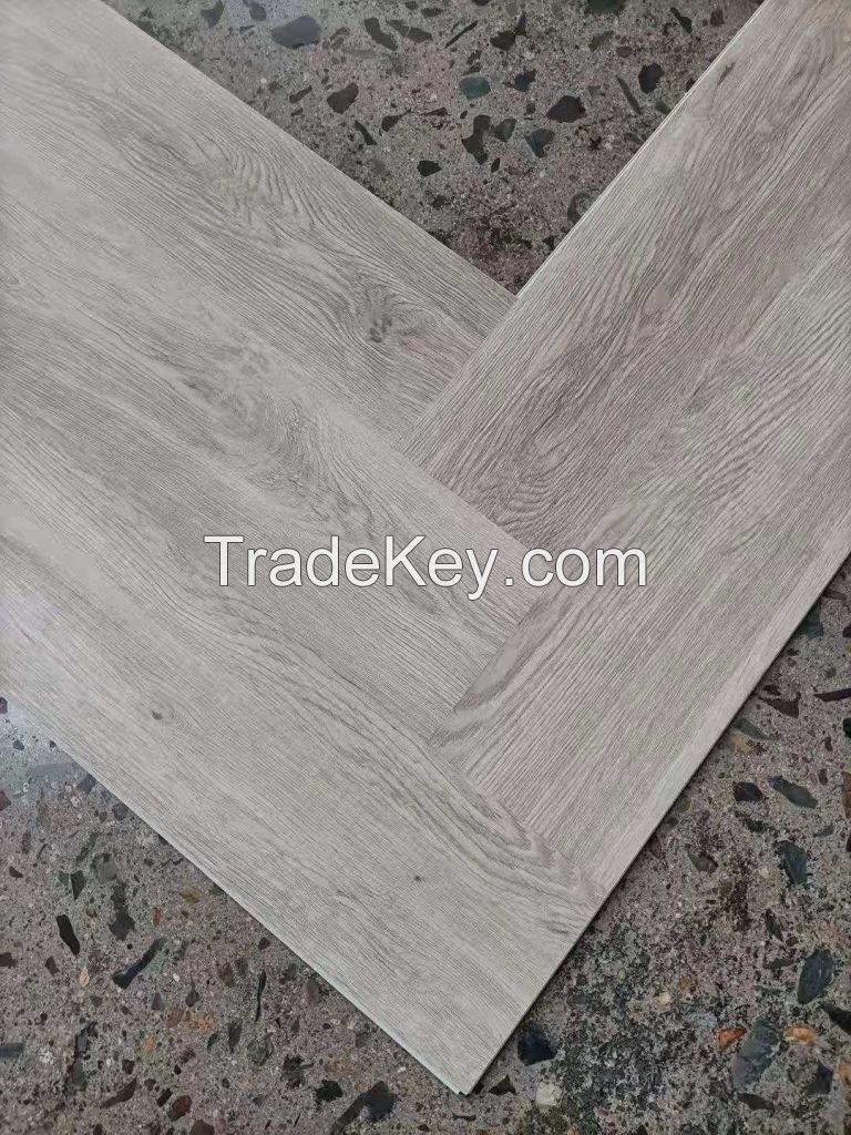 Click Lock Rigid Herringbone tile SPC flooring