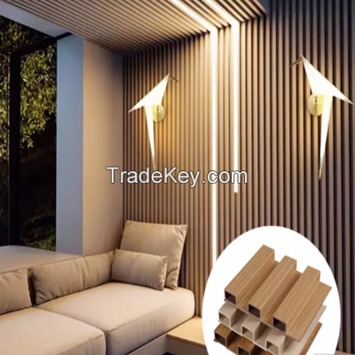 Interior Building Material Wooden Plastic Composite WPC Wall Panel