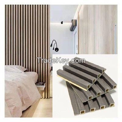 Indoor Decoration Wooden Plastic Composite WPC Wall Panel