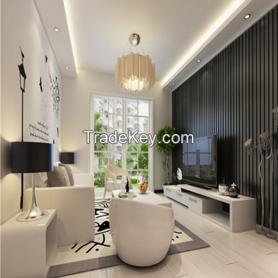 Interior Building Material Wooden Plastic Composite WPC Wall Panel