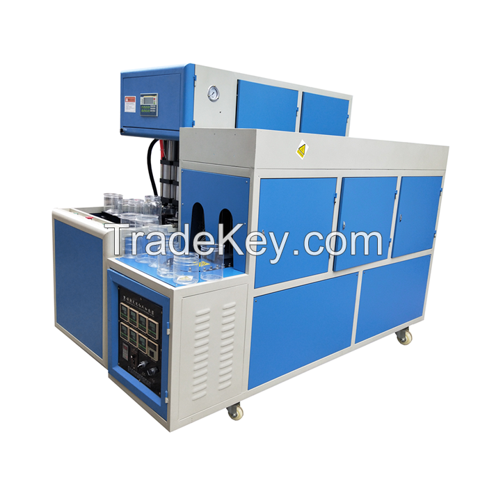 semi automatic PET jar bottle blowing molding machine