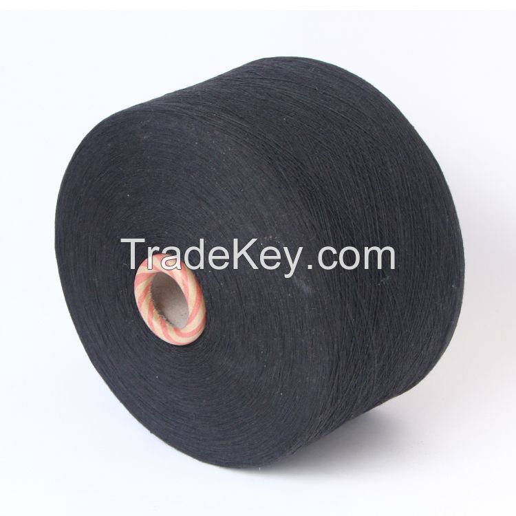 Keshu hot sell Ne8s recycle cotton yarn carded cotton yarn for weaving and knitting fabrics