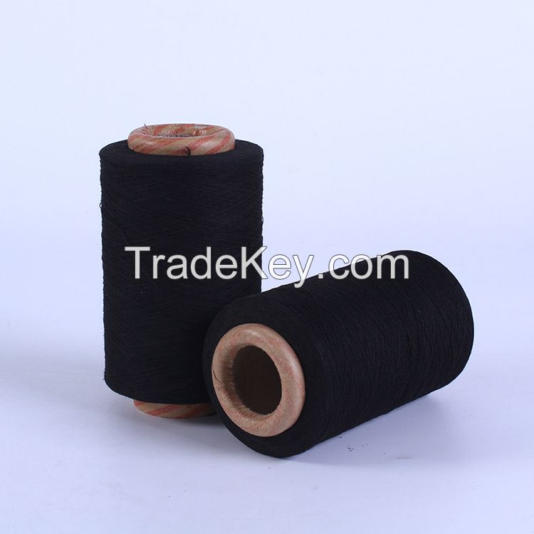 Keshu exporting ukraine russia belarus cotton polyester blend regenerate knitting yarn ne6s made by TAITAN machine